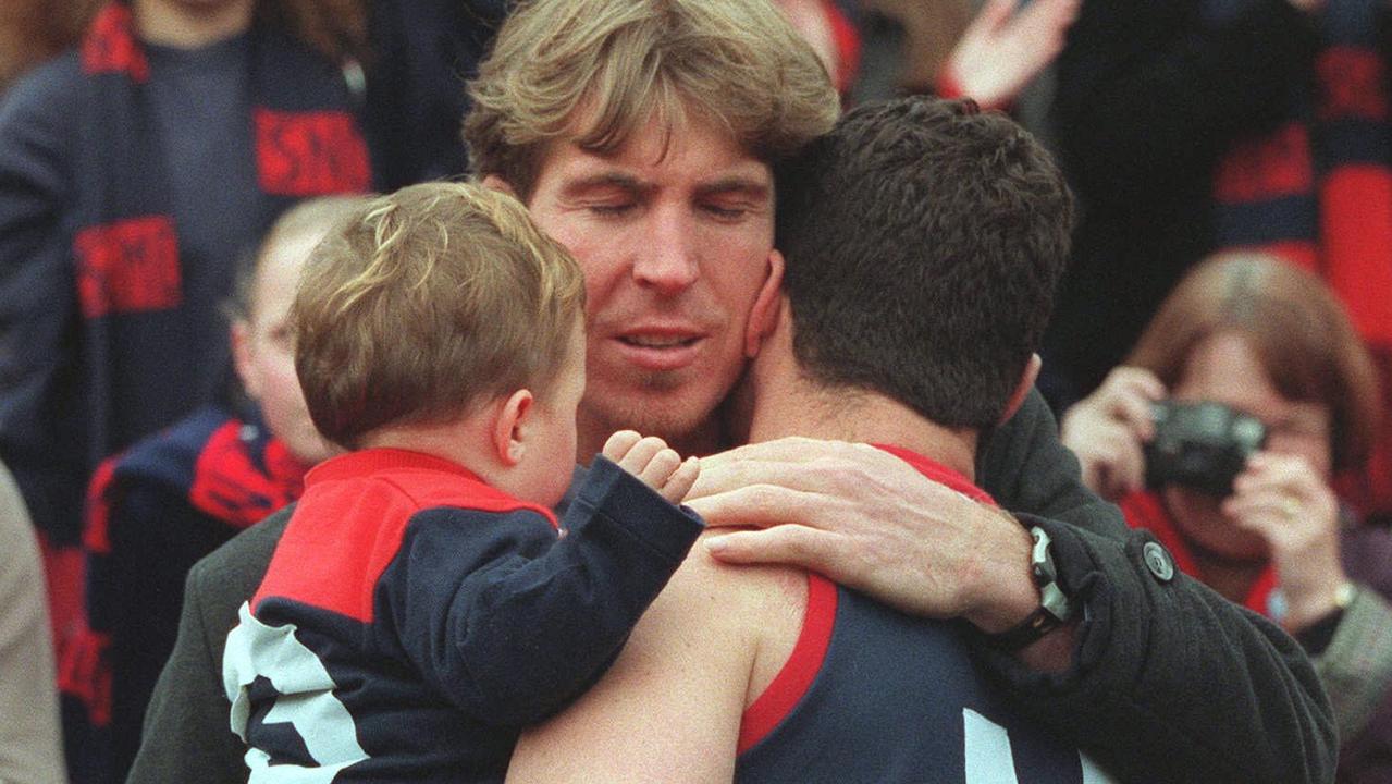 Garry Lyon and Stynes in 1993.