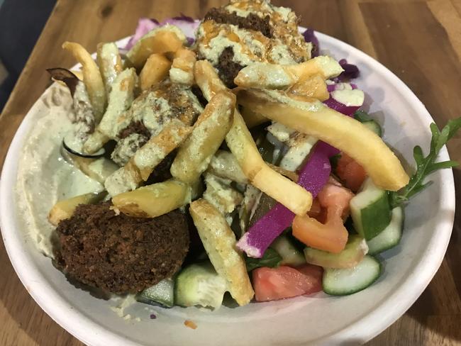 Real Falafel’s Falafel bowl. Photo: Roseanna Daziani