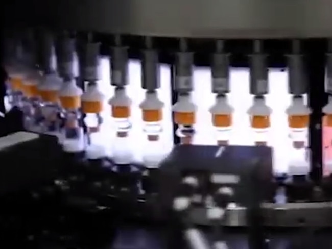 Manufacturing Pfizer COVID-19 vaccines. Picture: Pfizer Inc.