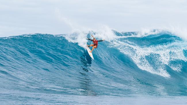 Molly Picklum at the Hurley Pro Sunset Beach (Photo by Tony Heff/World Surf League)