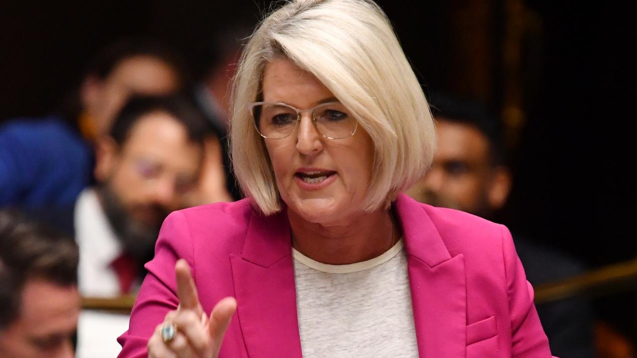 Calls have been made for NSW Police Minister Yasmin Catley to be sacked for her handling of Monday‘s “abhorrent” protests outside the Sydney Opera House. Picture: NCA NewsWire/ pool/ Bianca DeMarchi