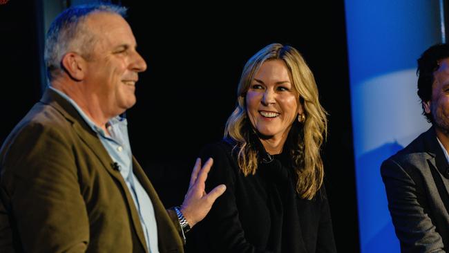 MFA chairman and IPG Mediabrands Australia chief executive Mark Coad with AANA board member and Suncorp brand and customer experience executive general manager Mim Haysom