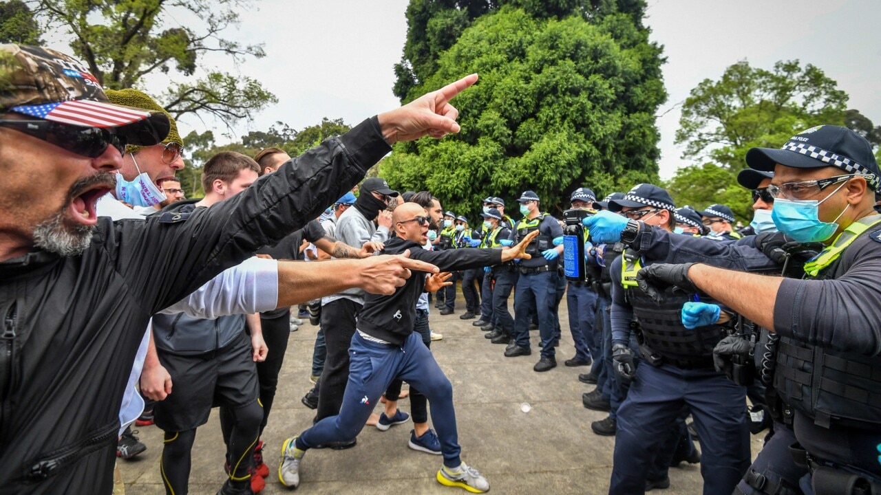 Melbourne anti-lockdown protest: hundreds arrested, cop ...