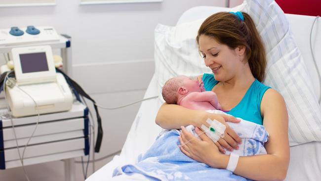 Eastern Health is allowing partners in the birthing suite and during visiting hours. Picture: iStock