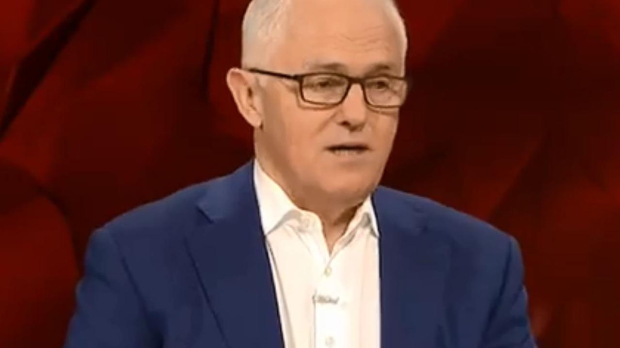 Malcolm Turnbull on Q&amp;A this week. Picture: ABC