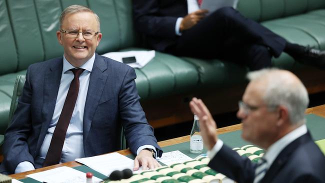 Being able to exploit a cultural movement, exploit sympathetic media, get under Morrison’s skin and reap the benefit of better polling has been Albanese’s political success of the past month. Picture: NCA NewsWire / Gary Ramage