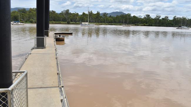 The jetty where the fisherwoman fell in.