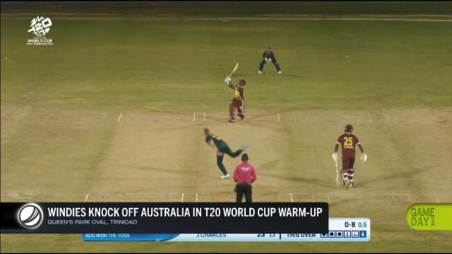 Aussies go down to West Indies in warm up game