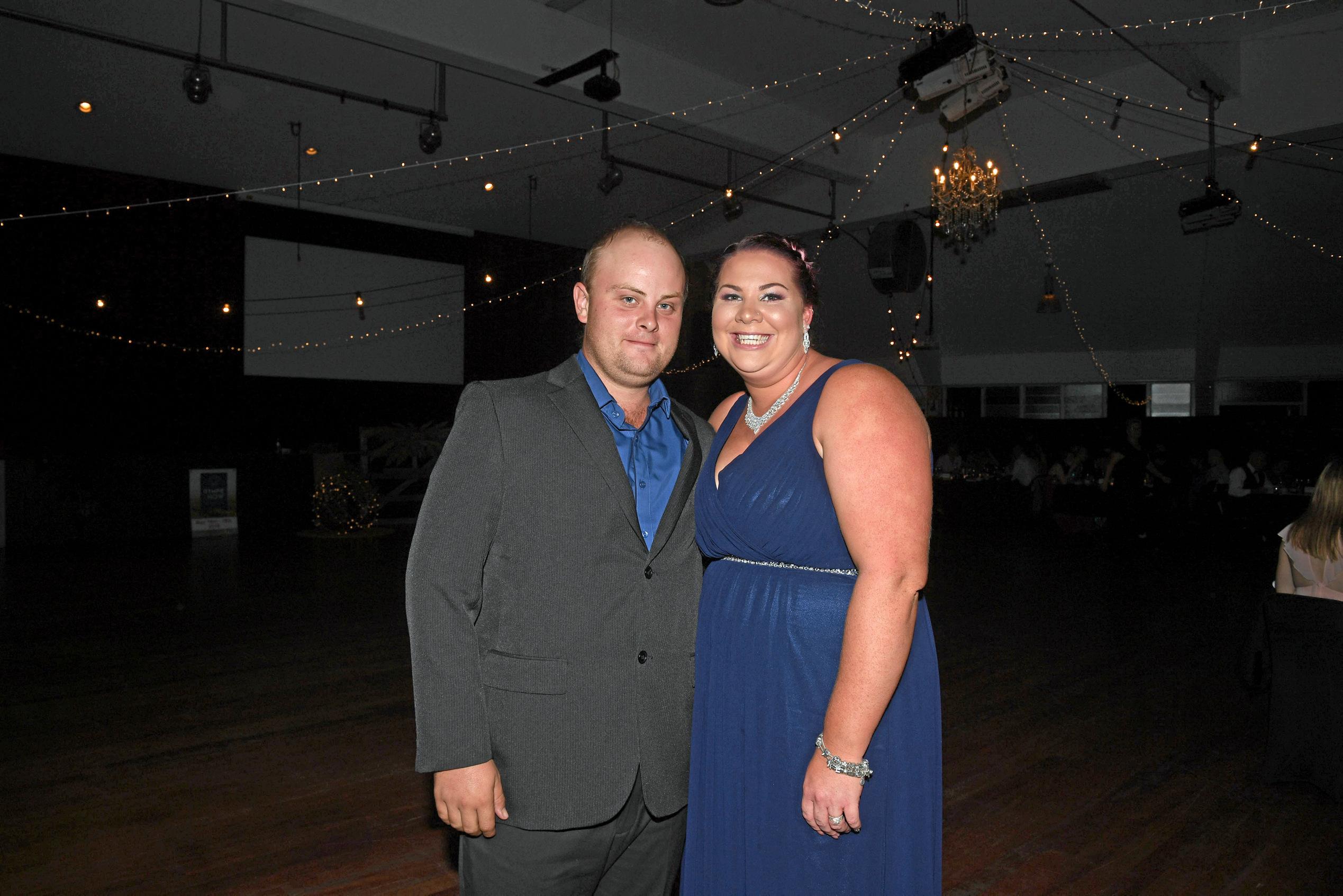 Gympie Show Ball - Kerrod Rose and Erin Rose. Picture: Troy Jegers