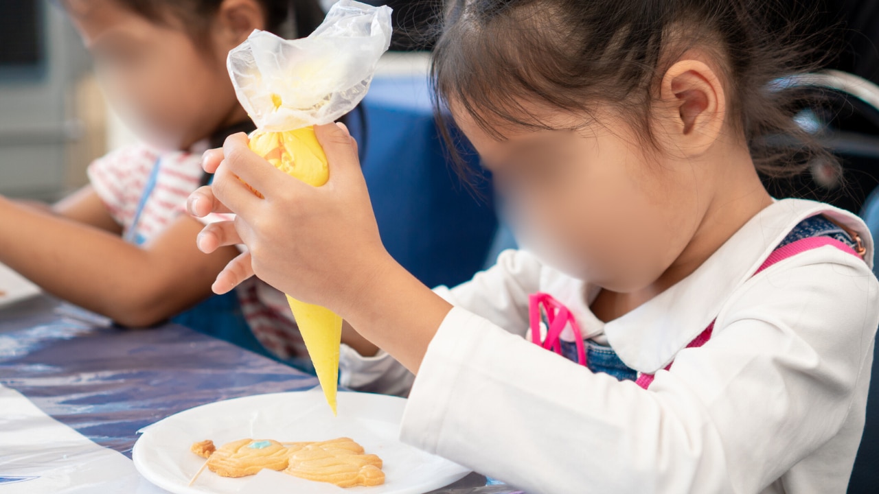 The girls went head-to-head in the cookie decorating competition. Picture: iStock