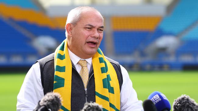 Mayor Tom Tate. (Photo by Chris Hyde/Getty Images for Football Australia)