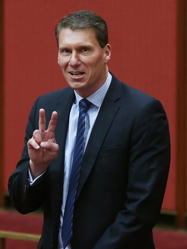 Senator Cory Bernardi is under fire over his Australia Day playlist. Picture: Kym Smith