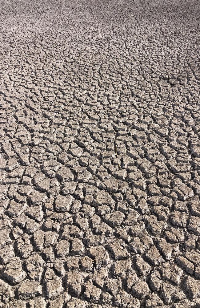 Eroded soil is common in paddocks that at this time of year are normally lush with pasture or crop. Picture: Supplied/Chris Dinges