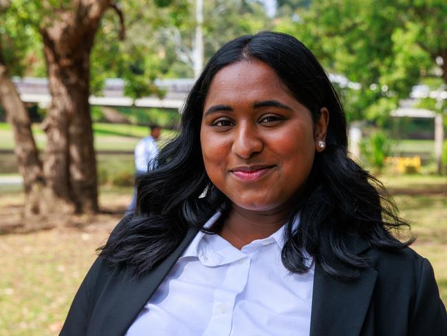 Joyce Thiravium, 26, remains undecided. Picture: Justin Lloyd.