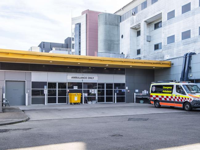 SYDNEY, AUSTRALIA. NewsWire  Photos. MAY 28 2022The ambulance bay scene at Prince of wales hospital Randwick. NSW Paramedics who have begun industrial action will include them not logging billing information and remaining at their home station area for five-days. Picture: NCA  NewsWire / Monique Harmer