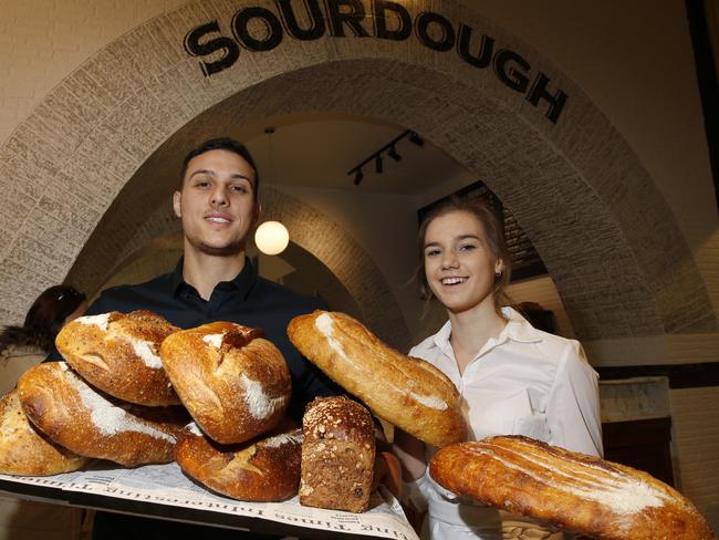 Pictured is George Hromis and Mikayla Rever from Sourdough.