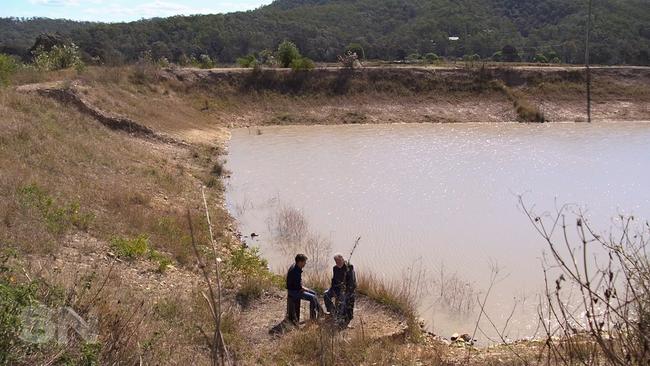 Jeffrey worked on a crayfish farm, after graduating with a degree in marine biology. Picture: Seven's Sunday Night