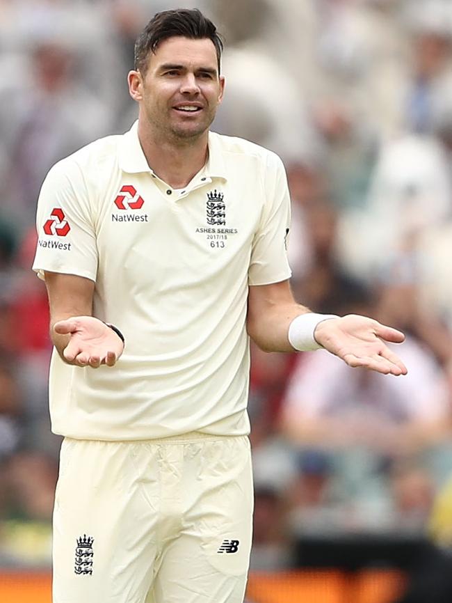 James Anderson had no luck with DRS reviews.