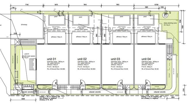 Floorplan of 38 Verney Street, Kings Beach. Photo: Freespace Design