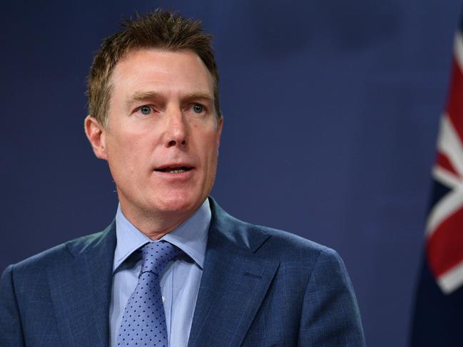 Attorney-General Christian Porter used new laws introduced last year to twice refuse Ahmed Merhi’s plea for legal assistance. Picture: AAP