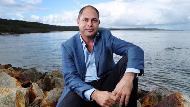 QYAC chief Cameron Costello on North Stradbroke Island. Photographer: Liam Kidston