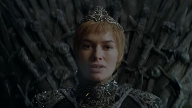 Cersei (Lena Headey) takes the Iron Throne in Game of Thrones