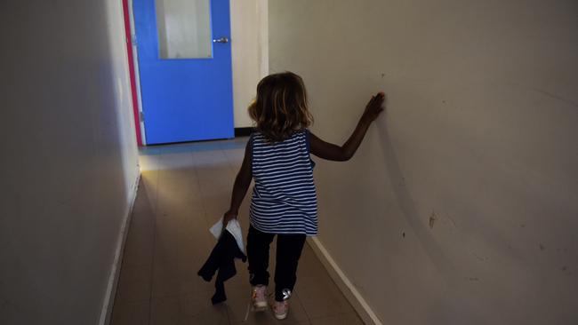 A child at the Alice Springs Women's Shelter. Picture: AAP.