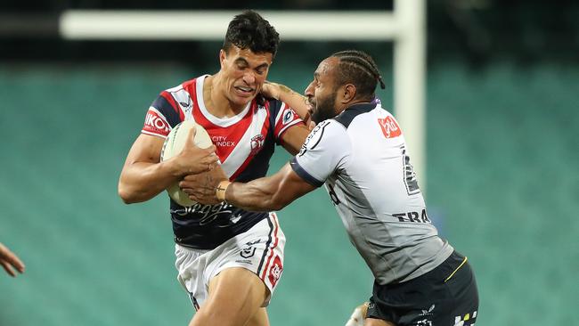 Joseph Suaalii was strong for the Roosters. Picture: NRL Photos