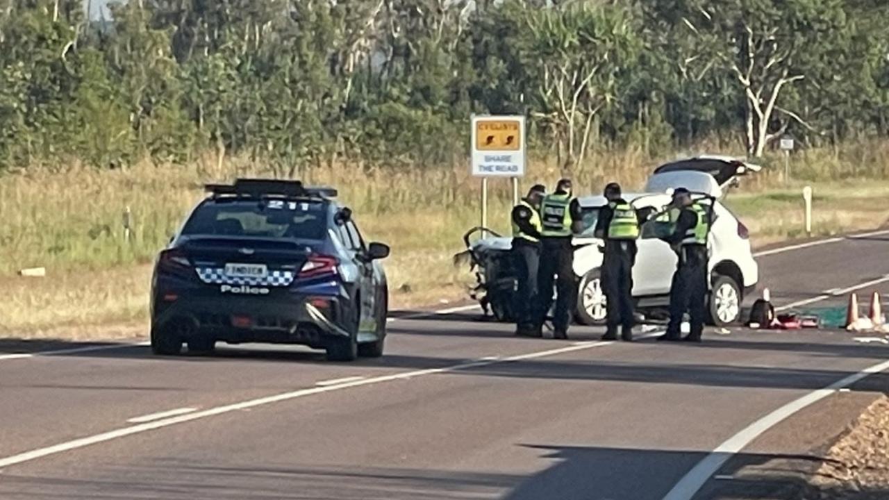 Woman dead, three injured: Head-on crash closes major Durack road