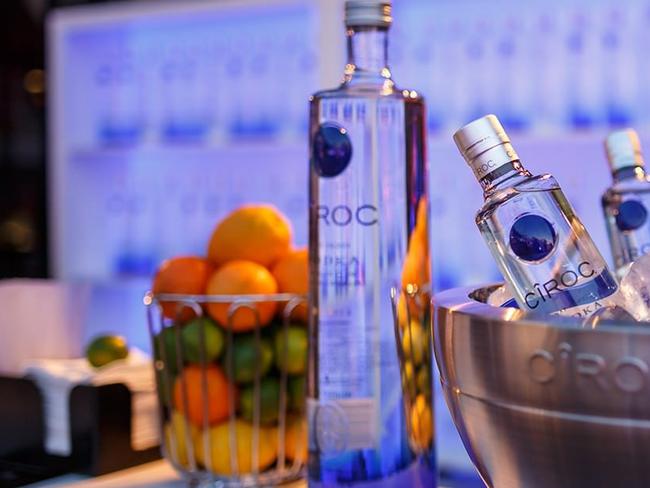 VIP table packages, which cost $2000 for 10 seats on the top deck, buys two 750ml bottles of Ciroc vodka, one bottle of Moet Chandon, four Red Bulls, olives and spiced nuts, and a waitress.