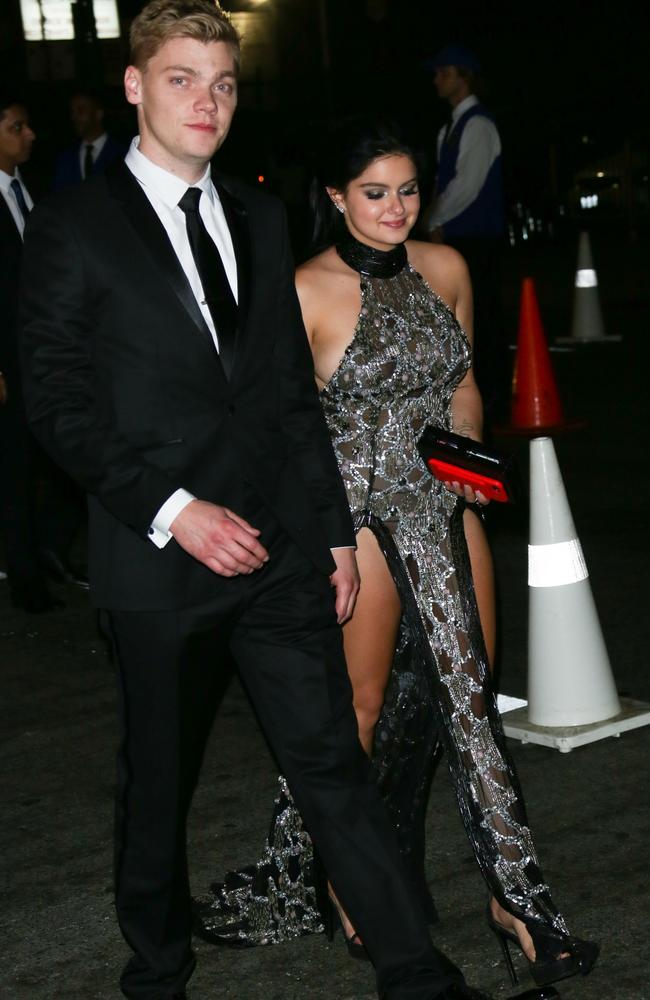 Modern Family’s Ariel Winter hit the Fox afterparty with boyfriend Levi Meaden. Photo: Paul Archuleta/FilmMagic