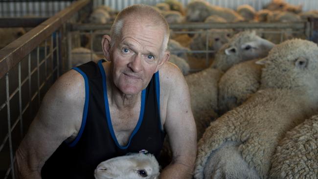 Brian, being an avid photographer, has over the past weeks had a photographic exhibition of 100 photos of him shearing on display at the local railway station.