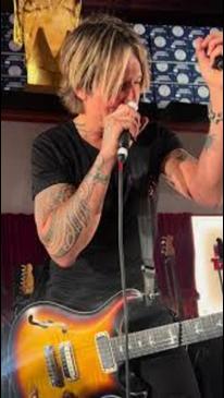 Keith Urban performing at an exclusive Marrickville gig