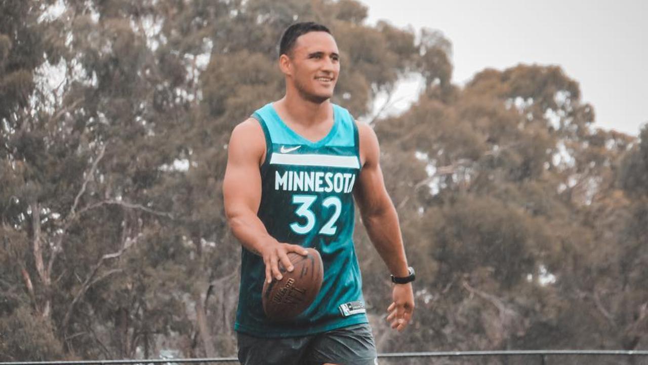 Former NRL star Valentine Holmes is trying to break into the NFL. Picture: Instagram