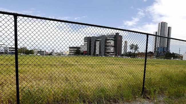 The undeveloped site at Southport. Picture: Jerad Williams