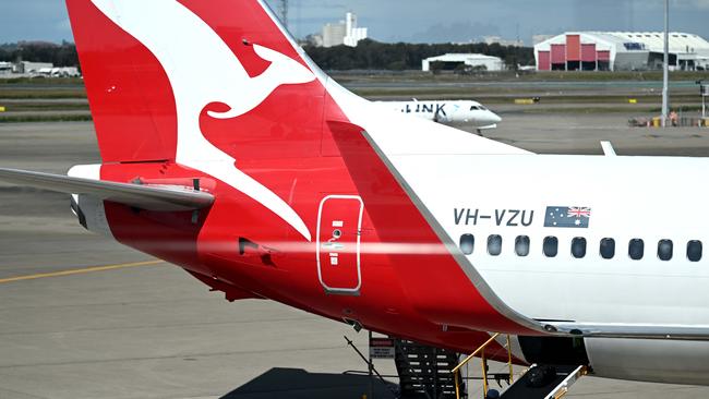 Qantas baggage handling operations were among those outsourced in late 2020 in a decision the Federal Court found was unlawful. Picture: Dan Peled/NCA NewsWire