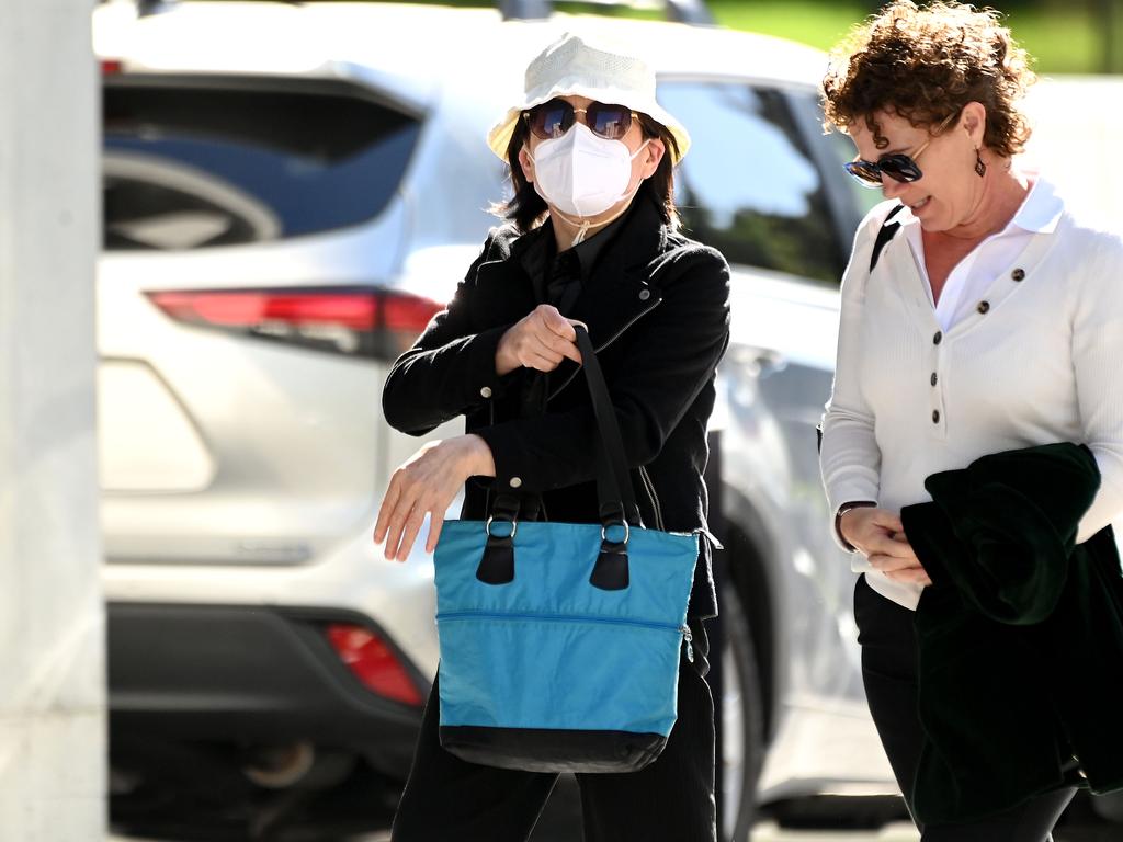 Qiong Yan’s mother Rongmei Yan arrives at Brisbane Supreme Court. Picture: NewsWire / John Gass