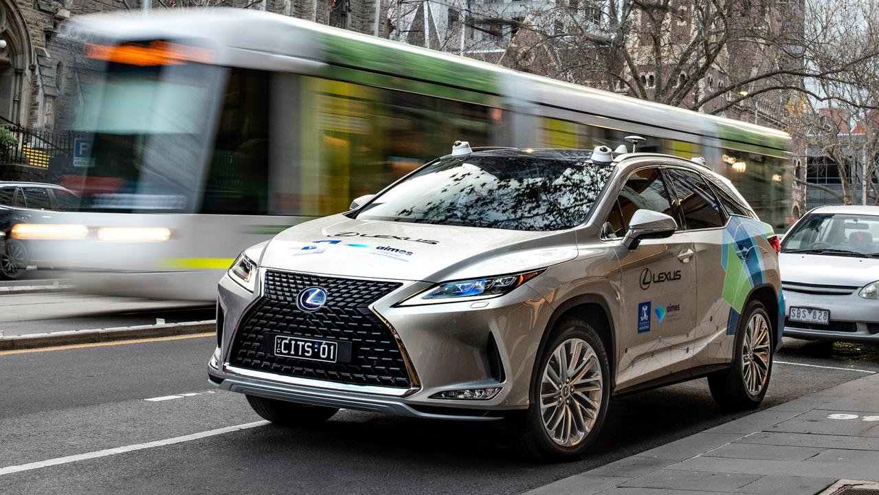 Lexus models in the connected vehicle trial can talk to trams in Melbourne.