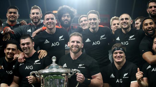 The All Blacks have owned the Bledisloe Cup since 2002.