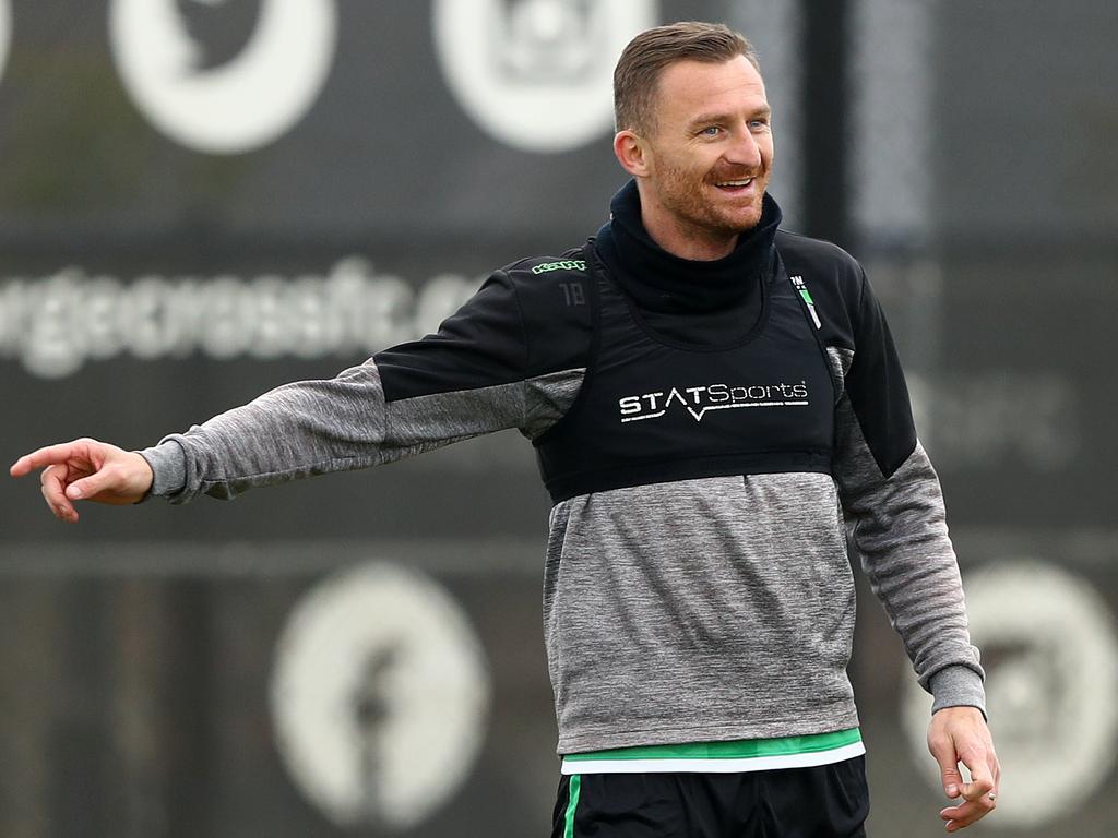 Western United striker Besart Berisha is ready to fire against his former club Melbourne Victory. Photo: Robert Cianflone/Getty Images