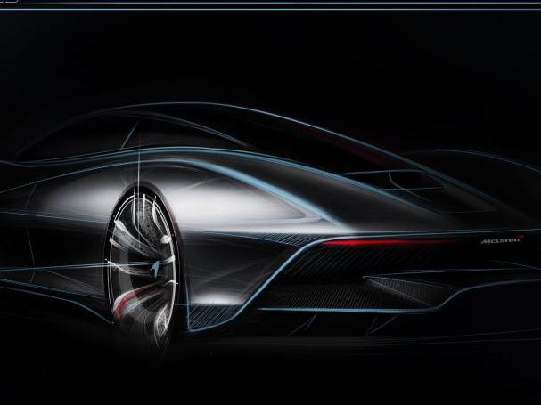 McLaren’s sketch of the BP23 Hyper-GT