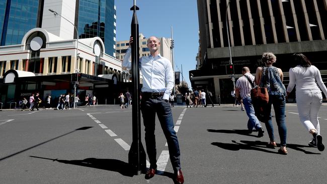 Lloyd Damp is the CEO of Southern Launch, which is building a rocket launch pad on the remote Eyre Peninsula for the launch of commercial micro satellites. Picture: Kelly Barnes