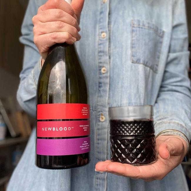 This non-alcoholic Shiraz is 'legit' says Bree Coleman from Endeavour group. Picture: Instagram/drybutwet