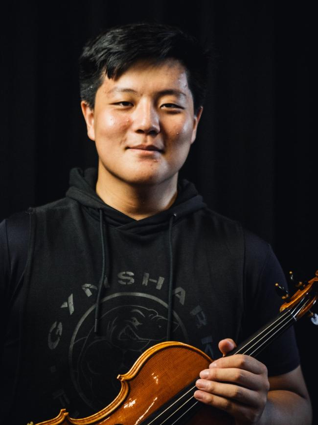 Violinist Harry Wang. Picture: Ruari Campbell