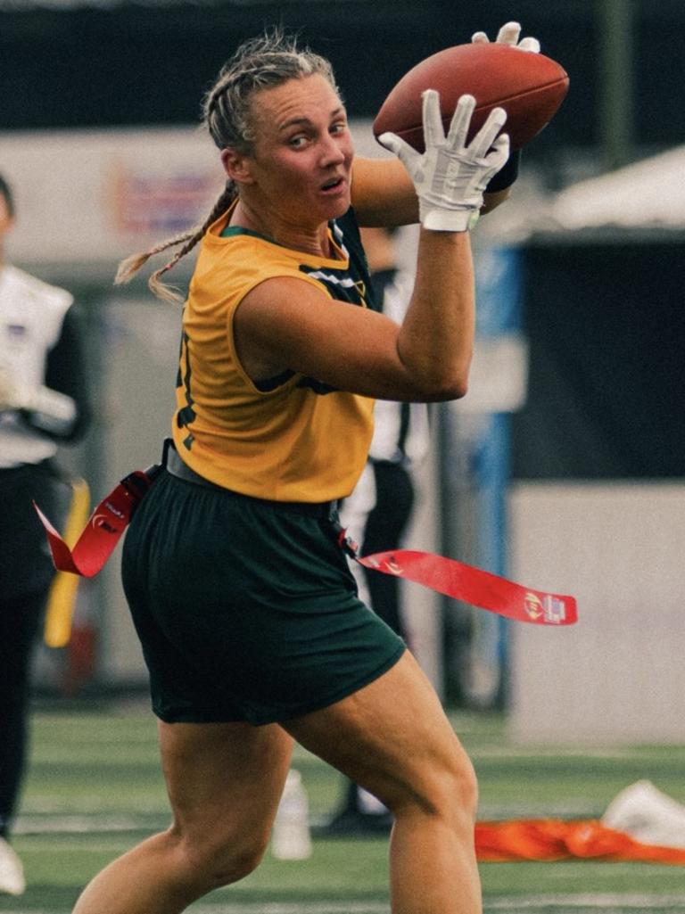 2023 Asia-Oceania Championships. Australia's Flag Football Men and Women. Picture taken from Gridiron Australia Instagram, 28 October 2023