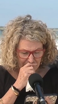 Emotional moment mother of Aussie brothers killed in Mexico breaks down