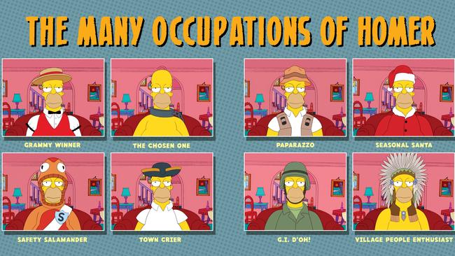 Homer ... While usually found “working” as the safety inspector in sector 7G at the Springfield Nuclear power plant (where he has been various described by Smithers as a “carbon blob”, “trained monkey” and “fork and spoon operator”), Homer is something of a jack of all trades.