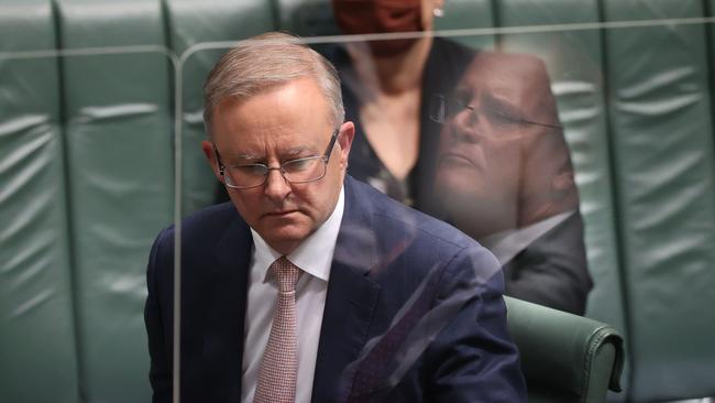 Labor is using the last sitting fortnight of the year to attack Prime Minister Scott Morrison over alleged lies he has told in office. Picture: NCA NewsWire / Gary Ramage