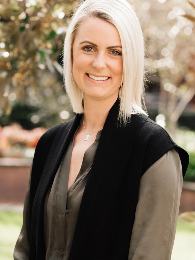 Rachael Kay, 40, is the youngest female executive at Central Adelaide Health Network (CALHN), and is an advocate for the power of mentors. Picture: supplied