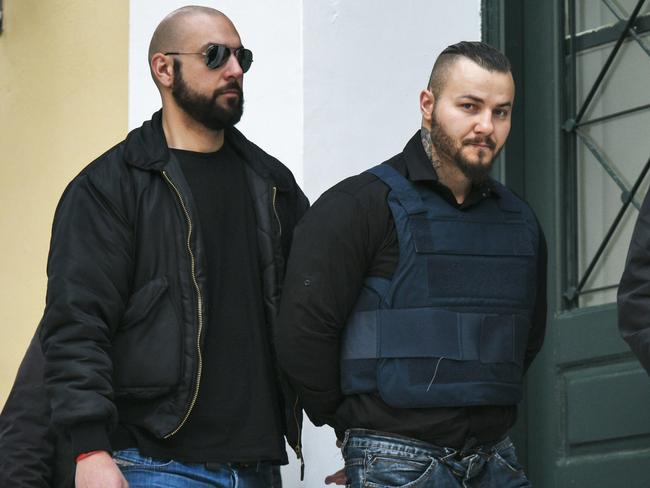 Professional Bulgarian hit man, Yuliyanov J. Raychev Serafim, was charged with killing John Macris in Greece. Picture: Nikos Christofakis